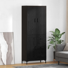  Magasfiú fiókkal Fekete tölgy 69,5 x 34 x 180 cm Faanyag bútor