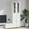  Magasfiú polcokkal tárolóval Fehér 60 x 35 x 182 cm Faanyag