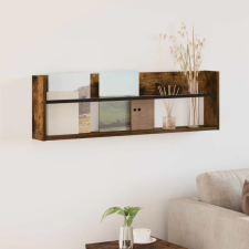  Magazin állvány Füstölt tölgy 100 x 12 x 30 cm Faanyag bútor