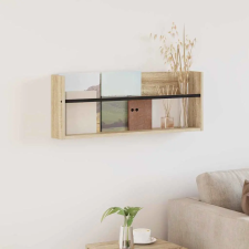  Magazin állvány polcokkal Sonoma tölgy 80 x 12 x 30 cm Faanyag bútor