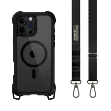 MAGEASY Odyssey M + pánt hátlaptok iPhone 16 Pro Max fekete tok és táska