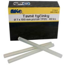 Magg 7x100mm ragasztórúd TP05 Pisztolyhoz, 40 db barkácsgép tartozék