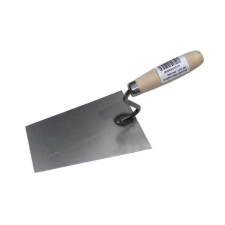 Magg Kőműves kanál 200 mm, acél - fa nyéllel (STSLFE200D) kőműves és burkoló szerszám