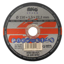 MAGG SPEED Vágókorong fémhez 150x1,5x22,2mm MAGG SPEED (RKQS15015220) csiszolókorong és vágókorong
