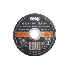 Magg Vágókorong rozsdamentes acélhoz 115x1,0x22,2mm csiszolókorong és vágókorong