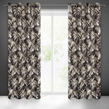  Magi fekete - fehér függöny bársony sötétítő 140x250 cm lakástextília