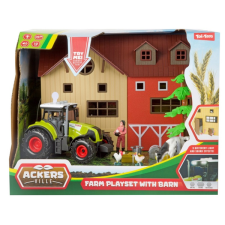 Magic Toys Ackers Ville Farm játékszett traktorral kreatív és készségfejlesztő