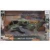 Magic Toys Army katonai helikopter figurával