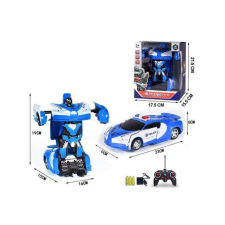 Magic Toys Átalakítható rendőrségi Transformers távirányítós autó fénnyel és hanggal 1/18 távirányítós modell