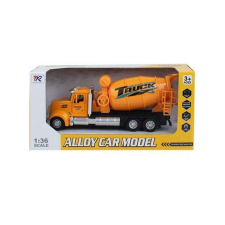 Magic Toys Betonkeverő autó hátrahúzós meghajtással 1/36 autópálya és játékautó