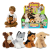 Magic Toys Cuki kutyus plüss 15cm-es többféle változatban 1db