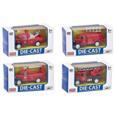 Magic Toys Die-Cast Classics: Tűzoltó teherkocsik több változatban 1/55 autópálya és játékautó