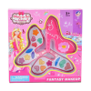 Magic Toys Élénk színű sminkkészlet magassarkú tárolóban