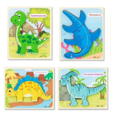Magic Toys Fa dinoszauruszos formapuzzle többféle változatban puzzle, kirakós