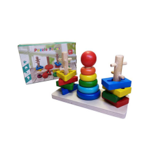Magic Toys Fa szivárványorony fejlesztő játék készségfejlesztő