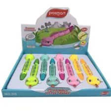 Magic Toys Felhúzható kígyó több színváltozatban játékfigura