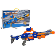 Magic Toys Flames Storm célkeresztes szivacslövő puska kék színben 55cm katonásdi