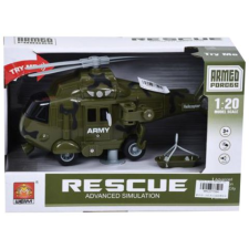 Magic Toys Harci helikopter fénnyel és hanggal 1/20 - zöld helikopter és repülő