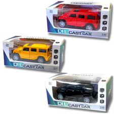 Magic Toys Hátrahúzós Rescue Hummer kisautó fénnyel és hanggal 1/32 többféle változatban autópálya és játékautó