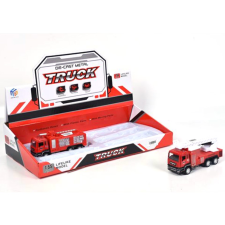 Magic Toys Hátrahúzós tűzoltósági teherautó 1:55 kétféle változatban autópálya és játékautó