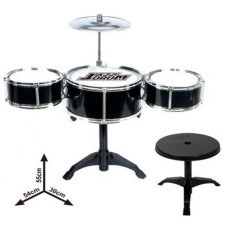 Magic Toys Jazz Drum állványos 4 részes játék dobfelszerelés székkel játékhangszer