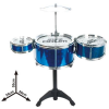 Magic Toys Jazz Drum állványos 4 részes kék dob játékszett