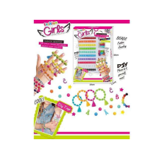 Magic Toys Karkötő készítő szett színes gyöngyökkel és kiegészítőkkel kreatív és készségfejlesztő