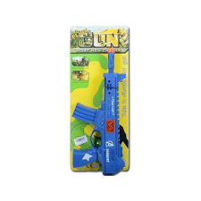 Magic Toys Katonai fegyver kék színben vibráló funkcióval 30cm katonásdi
