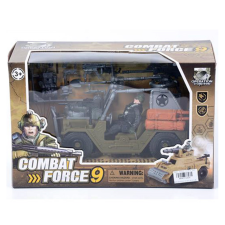 Magic Toys Katonai jeep fegyverekkel és katonával katonásdi