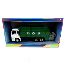 Magic Toys Lendkerekes szemétszállító teherautó 32cm-es autópálya és játékautó