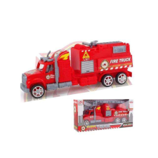 Magic Toys Lendkerekes tűzoltókocsi két változatban 28cm-es autópálya és játékautó