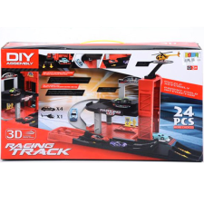Magic Toys Parkoló autókkal és helikopterrel 24db-os autópálya és játékautó