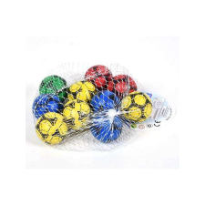 Magic Toys Pattogós 3,2cm átmérőjű színes gumilabda 10db-os szett hálóban játéklabda