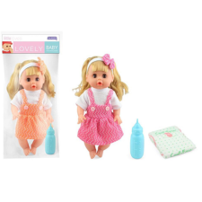 Magic Toys Pislő baba kiegészítőkkel 30cm baba