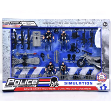 Magic Toys Police kommandós játékszett kiegészítőkkel autópálya és játékautó