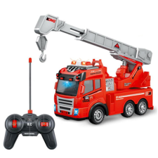 Magic Toys RC Távirányítós darus tűzoltóautó fénnyel 1/43 autópálya és játékautó