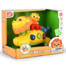 Magic Toys Ringató oroszlán bébijáték fény és hang effektekkel készségfejlesztő