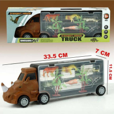Magic Toys Rinocérosz Szafari szállító teherautó 33 cm autópálya és játékautó