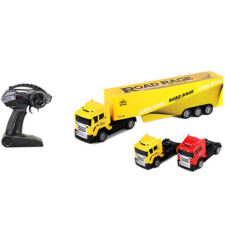 Magic Toys Road Rage konténerszállító kamion távirányítóval autópálya és játékautó