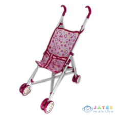 Magic Toys Rózsaszín Macis Fémvázas Babakocsi Összecsukható 52X48X26Cm (Magic Toys, MKM680467) játék babakocsi