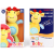 Magic Toys Sárga színű plüss tehén fény és hang effektekkel 30cm