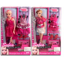 Magic Toys Sofia Fashion Show baba extra ruhával és kiegészítőkkel 2 változatban baba