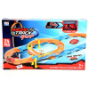 Magic Toys Super Track 24db-os versenypálya szett spirállal és hátrahúzható autóval 1/64
