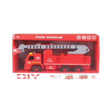 Magic Toys Szétszerelhető létrás tűzoltóautó hanggal és szerszámokkal autópálya és játékautó