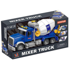 Magic Toys ToyStar mixer teherautó kék színben fény és hang effektekkel 41 cm autópálya és játékautó