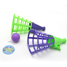 Magic Toys Zöld és lila színű tölcséres elkapójáték kerti játék