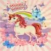  Magic unicorn gyerekszőnyeg 133x180cm