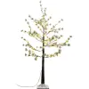 MagicHome karácsonyi dekoráció, fa, 48 melegfehér LED, havas, 120 cm
