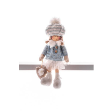 MagicHome karácsonyi dekoráció, Gyerekek, kék, 22 cm karácsonyi dekoráció