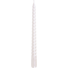  MagicHome karácsonyi gyertya, 25 cm, csomag. 2 db, fehér, spirális karácsonyi dekoráció